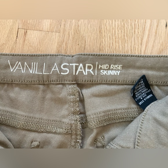 NWOT Vanilla Star Dark Tan Taupe Skinny Jeggings Sz9 Soft Stretchy‎ Comfy Casual - Picture 4 of 4